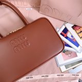 Miu Miu Leather Top Handle Bag 5BB172