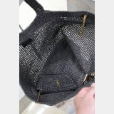 Top Quality YSL I CARE 698651 raffia weaving shopping bag