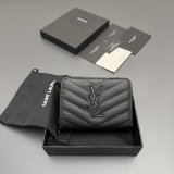CASSANDRE MATELASSE compact zip-around wallet