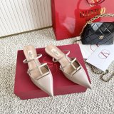 Valentino Runway Garavani Leather Mules