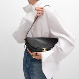 Celine Little Halfmoon Soft Triomphe In Supple SHINY Shoulder L10373778 Bag