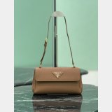Luxury Prada 1BN022 Flap Grain Leather Shoulder Bag