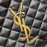 Saint Laurent Icare In Quilted Nappa Tote 858191 Black Bag