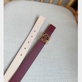 Top Loewe Reversible Anagram Belt 2.8CM