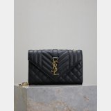 Top Quality Yves Saint Laurent Caviar Envelope Bag