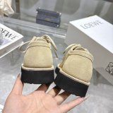 Top loewe Faro lace-up in suede calfskin