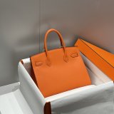 TOP hermes Human handmade stiching birkin 30cm Epsom Handbag