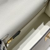 Best Hermes human handmade stiching bag Hass Epsom leather 25cm