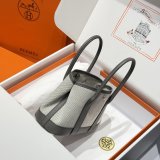 Top Quality Hermes human handmade stiching Garden Party Bag 23cm