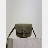 TOP Saint Laurent SUEDE Leather Kaia Small Satchel 619740