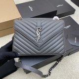 YSL 392737 Envelope Bag in Matelasse Leather