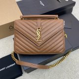 YSL 392737 Envelope Bag in Matelasse Leather