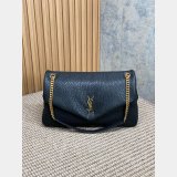 Replica 777399 Saint Laurent Grained Lambskin Calypso Shoulder Bag