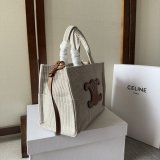 Duplicate Celine CABAS SMALL Canvas Tote Bag