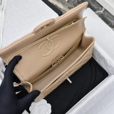 TOP CC Flap 1112 Lambskin 25cm Handbags Light golden hardware