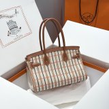 7 Star Hermes Human handmade stiching birkin 29cm Handbag