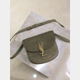 TOP Saint Laurent SUEDE Leather Kaia Small Satchel 619740