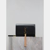 Top Quality YSL Kate tassel calf soft leather 19CM handbag