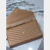 Quality YSL Designer 393953/377828 Caviar Leather Envelope Bag