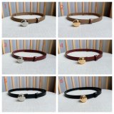 Top Loewe Smooth Calf Pebble Belt