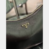 Prada Aime Large Wrinkled paint Leather Shoulder Bag 1BC228