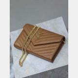 Quality YSL Designer 393953/377828 Caviar Leather Envelope Bag