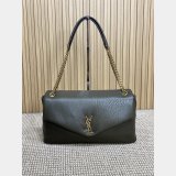 Replica 777399 Saint Laurent Grained Lambskin Calypso Shoulder Bag