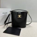 7 Star Celine Triomphe Louise Bucket Bag 116613 Medium