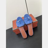 Loro Piana Summer Charms Sandal Suede Goatskin