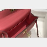 Top Hermes human handmade stichign Mini Kelly