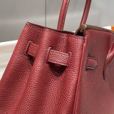 Hermes Birkin 35cm Togo leather Handbags Burgundy