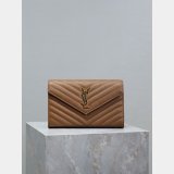 Quality YSL Designer 393953/377828 Caviar Leather Envelope Bag