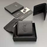 SAINT LAURENT East/West wallet in grain leather