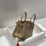 Luxury 20CM Hermes Mini Birkin With Strap Togo Leather