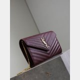 Quality YSL Designer 393953/377828 Caviar Leather Envelope Bag