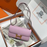 Mirror Hermes handmade Stiching Constance Elan Bag 24cm