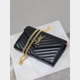 Quality YSL Designer 393953/377828 Caviar Leather Envelope Bag