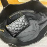 Saint Laurent Icare In Quilted Nappa Tote 858191 Black Bag