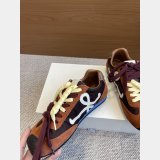 Ballet Runner 2.0 In Nylon And Calfskin