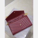 YSL Replica 393953/377828 Smooth Leather Envelope Bag
