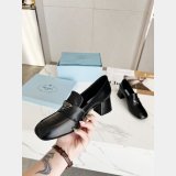 Prada Patent Leather heel Loafers