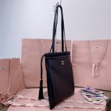 MIU MIU Women Joie Bag Suede Brown tote