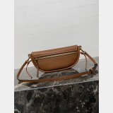 Celine Little Halfmoon Soft Triomphe In Supple SHINY Shoulder L10373778 Bag