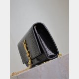 Luxury YSL KATE TASSEL Croco Vein Handbag