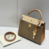 Best Hermes human handmade stiching bag Hass Epsom leather 25cm