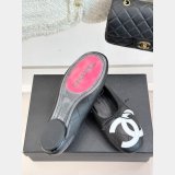 CC Quilted Leather Ballerinas Women Shoes