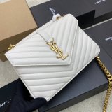 YSL 392737 Envelope Bag in Matelasse Leather