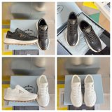 Prada 01 leather sneakers