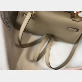 Hermes Mini Kelly Replica Handbags Pigeon Grey
