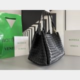 Luxury BV intrecciato 796571 Braided leather shoulder large bag